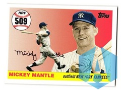 2006 Topps Home Run History #MHR509 Mickey MANTLE